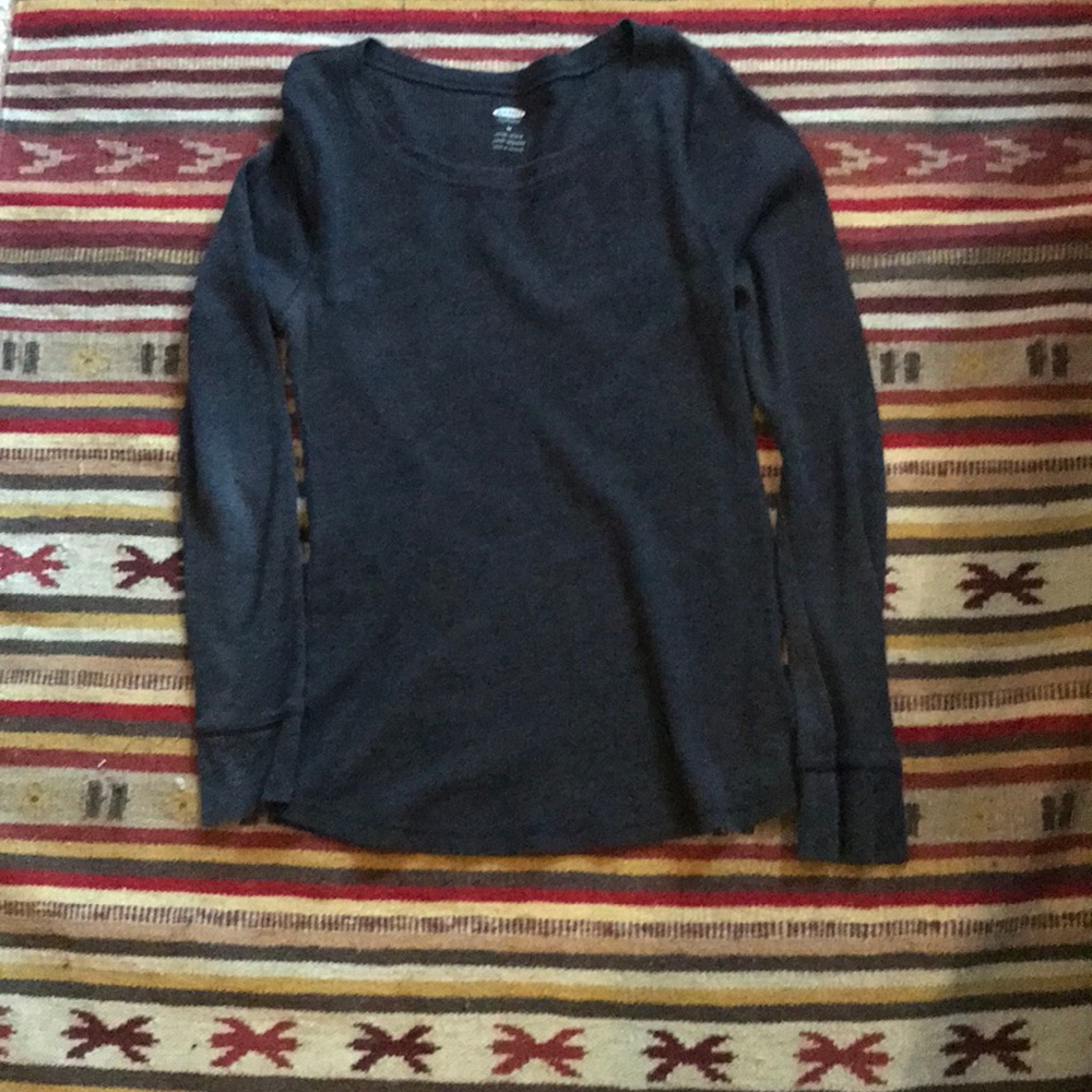Charcoal grey old navy thermal long sleeve